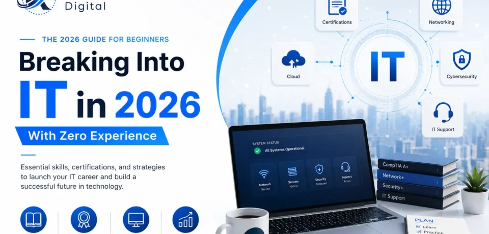 Breaking IBreaking Into IT The 2026 Guide for Beginners with Zero Experiencento IT The 2026 Guide for Beginners with Zero Experience (2) Breaking Into IT The 2026 Guide for Beginners with Zero Experience