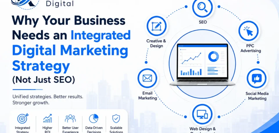 Your Business Needs an Integrated Digital Marketing Strategy (Not Just SEO) Your Business Needs an Integrated Digital Marketing Strategy (Not Just SEO)