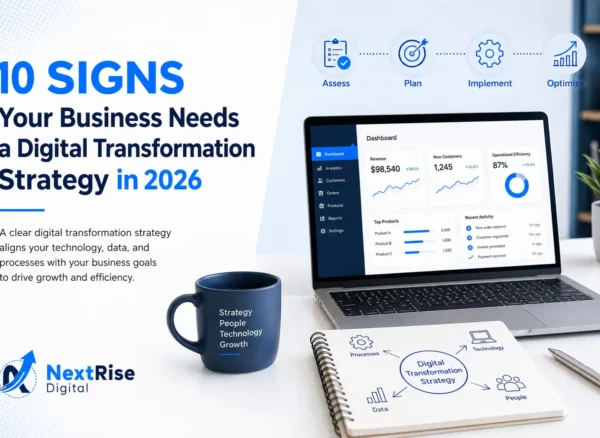 Digital transformation strategy for business growth, featuring a modern analytics dashboard, technology workflow, and strategic planning workspace Digital transformation strategy for business growth, featuring a modern analytics dashboard, technology workflow, and strategic planning workspace